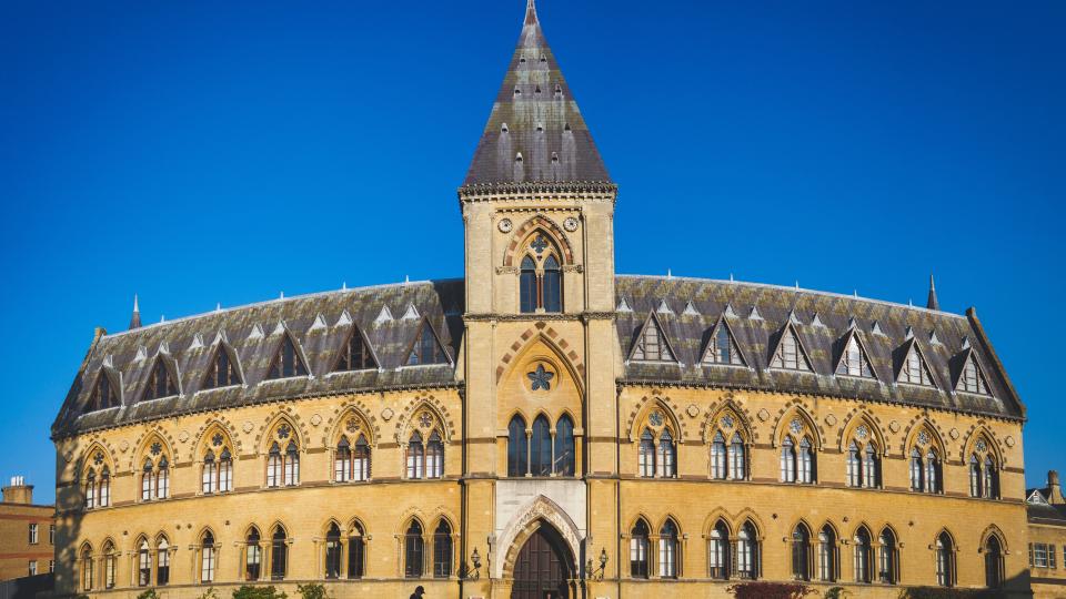 Exterior of Oxford University Museum of Natural History.